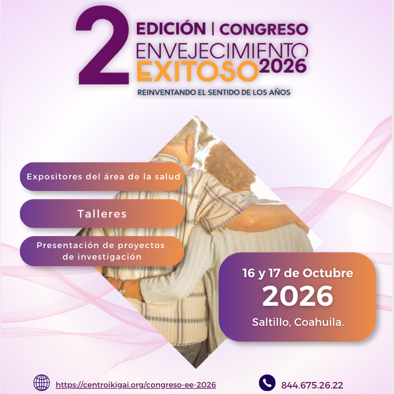 Cartel de la 2ª edición del Congreso Envejecimiento Exitoso 2026